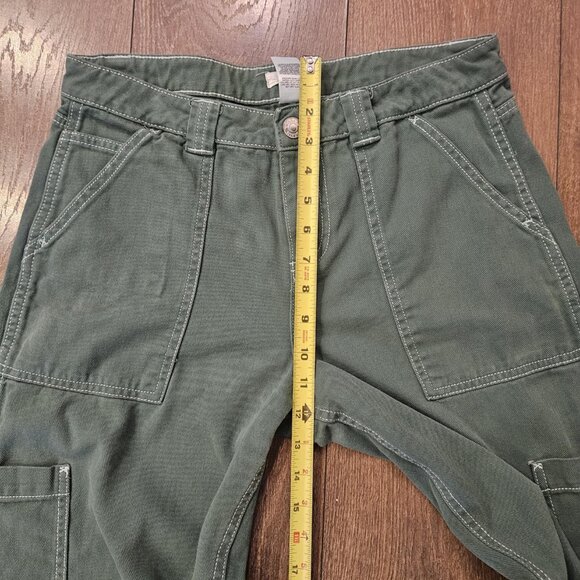 Garage Dani Carpenter Mid Rise Cotton Cargo Pants Trekking Green Size 5 - Picture 9 of 16